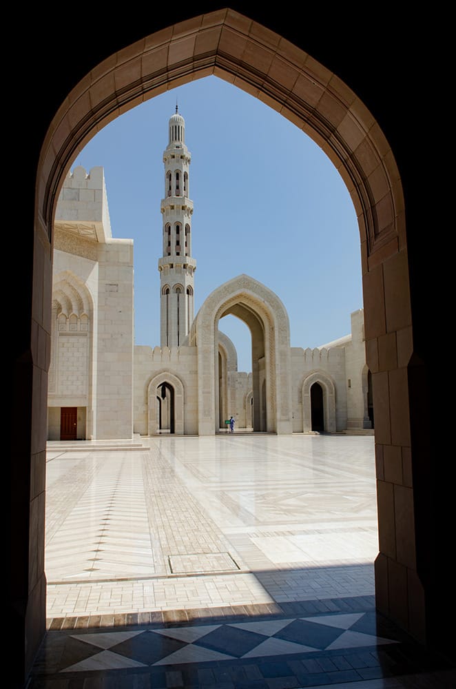 shot of sultan qaboos grand mosque